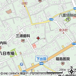 千葉県匝瑳市八日市場イ2884周辺の地図