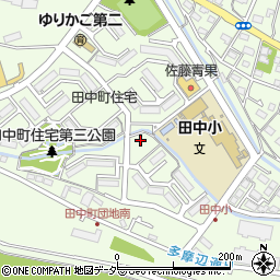 田中町住宅第二公園周辺の地図