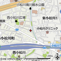 西小松川町会会館周辺の地図