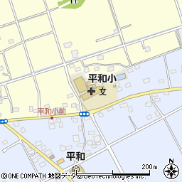 匝瑳市立平和小学校周辺の地図
