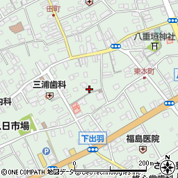 千葉県匝瑳市八日市場イ2883周辺の地図