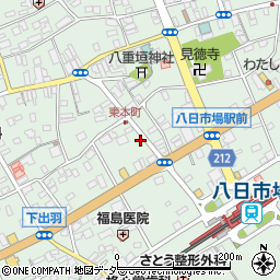 千葉県匝瑳市八日市場イ183周辺の地図