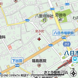 千葉県匝瑳市八日市場イ189周辺の地図