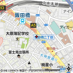 大阪王将飯田橋店周辺の地図