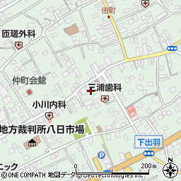 千葉県匝瑳市八日市場イ2804周辺の地図