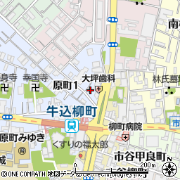 テラスハウス早稲田１周辺の地図