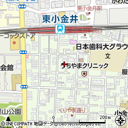 東京都小金井市東町4丁目38-12周辺の地図