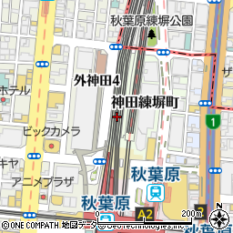 東京都千代田区神田練塀町8周辺の地図
