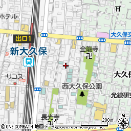 東京都新宿区百人町1丁目4-23周辺の地図