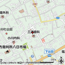 千葉県匝瑳市八日市場イ2812周辺の地図