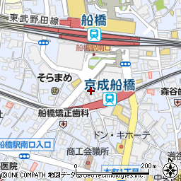 ブッチャーズ八十郎 船橋駅前店周辺の地図