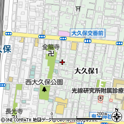 75chacha 新大久保店周辺の地図