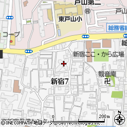 戸山マンション周辺の地図