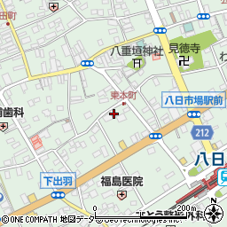 千葉県匝瑳市八日市場イ192周辺の地図