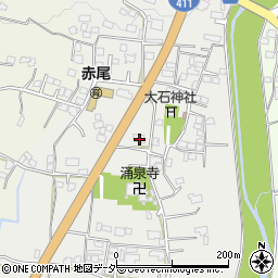 山梨県甲州市塩山赤尾688-3周辺の地図