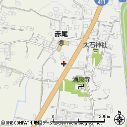 山梨県甲州市塩山赤尾700周辺の地図