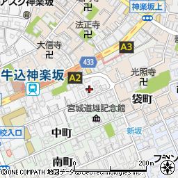 東京都新宿区北町39周辺の地図