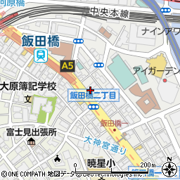 東京都千代田区飯田橋3丁目1-5周辺の地図