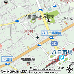 千葉県匝瑳市八日市場イ133周辺の地図