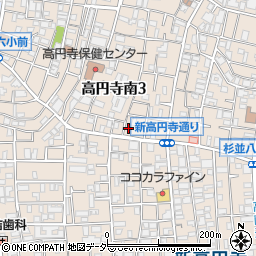 ローズハイム高円寺周辺の地図
