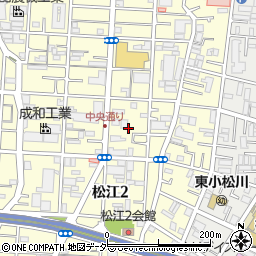 東京都江戸川区松江2丁目28周辺の地図