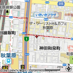 ライブコーヒー 秋葉原店周辺の地図