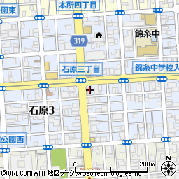 株式会社大滝　墨田石原店周辺の地図