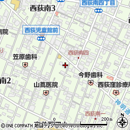 東京都杉並区西荻南周辺の地図