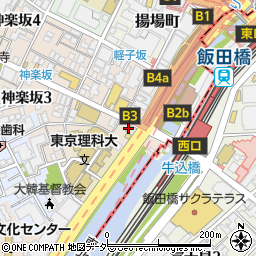 東京都新宿区神楽坂1丁目10-1周辺の地図