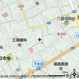 千葉県匝瑳市八日市場イ2880周辺の地図