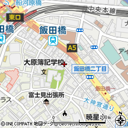 極真会館　飯田橋道場周辺の地図