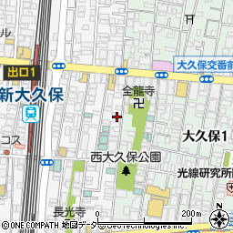 東京都新宿区百人町1丁目3-23周辺の地図