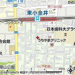 東京都小金井市東町4丁目38-13周辺の地図