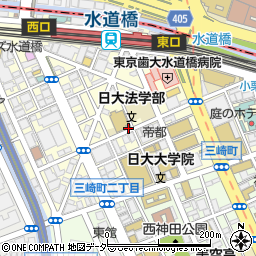 神田三崎町２丁目パーキングメーター５周辺の地図