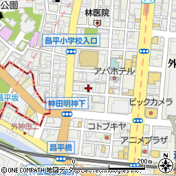 東京都千代田区外神田3丁目2周辺の地図
