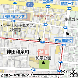 日生薬局　秋葉原店周辺の地図