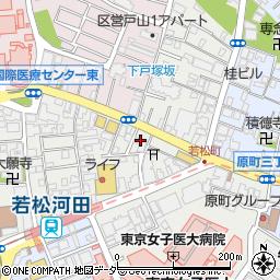 東京都新宿区若松町30周辺の地図