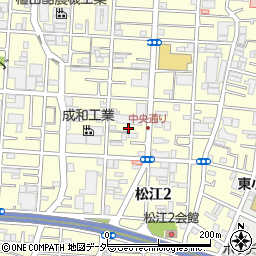 東京都江戸川区松江2丁目19周辺の地図