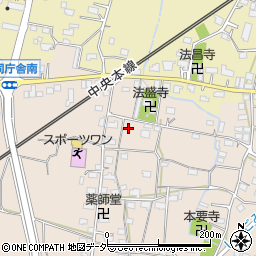 山梨県甲州市塩山下塩後630周辺の地図