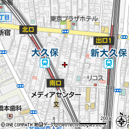 東京都新宿区百人町1丁目16-23周辺の地図