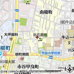 東京都新宿区南榎町76周辺の地図