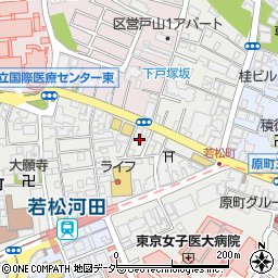 東京都新宿区若松町29周辺の地図
