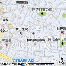 東京都杉並区阿佐谷南1丁目30周辺の地図