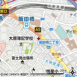 オールシステム株式会社　飯田橋事務所周辺の地図