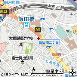 オールシステム株式会社　飯田橋事務所周辺の地図