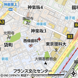 東京都新宿区若宮町2周辺の地図