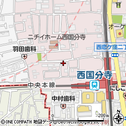 レピュート恋ヶ窪周辺の地図