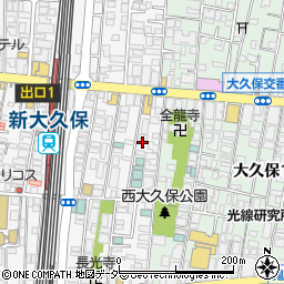 東京都新宿区百人町1丁目3-10周辺の地図