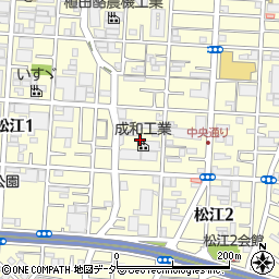 東京都江戸川区松江2丁目11周辺の地図