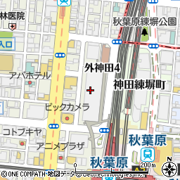 エスニックパーティー&ダイニングバー SAPANA 秋葉原UDX店周辺の地図